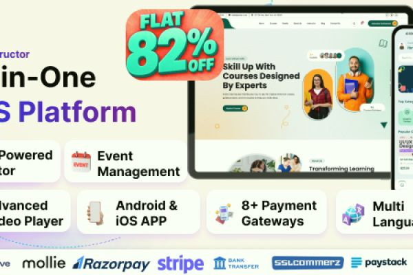 EduEx v1.0 - The Ultimate Learning Management System (LMS) with Flutter Mobile App